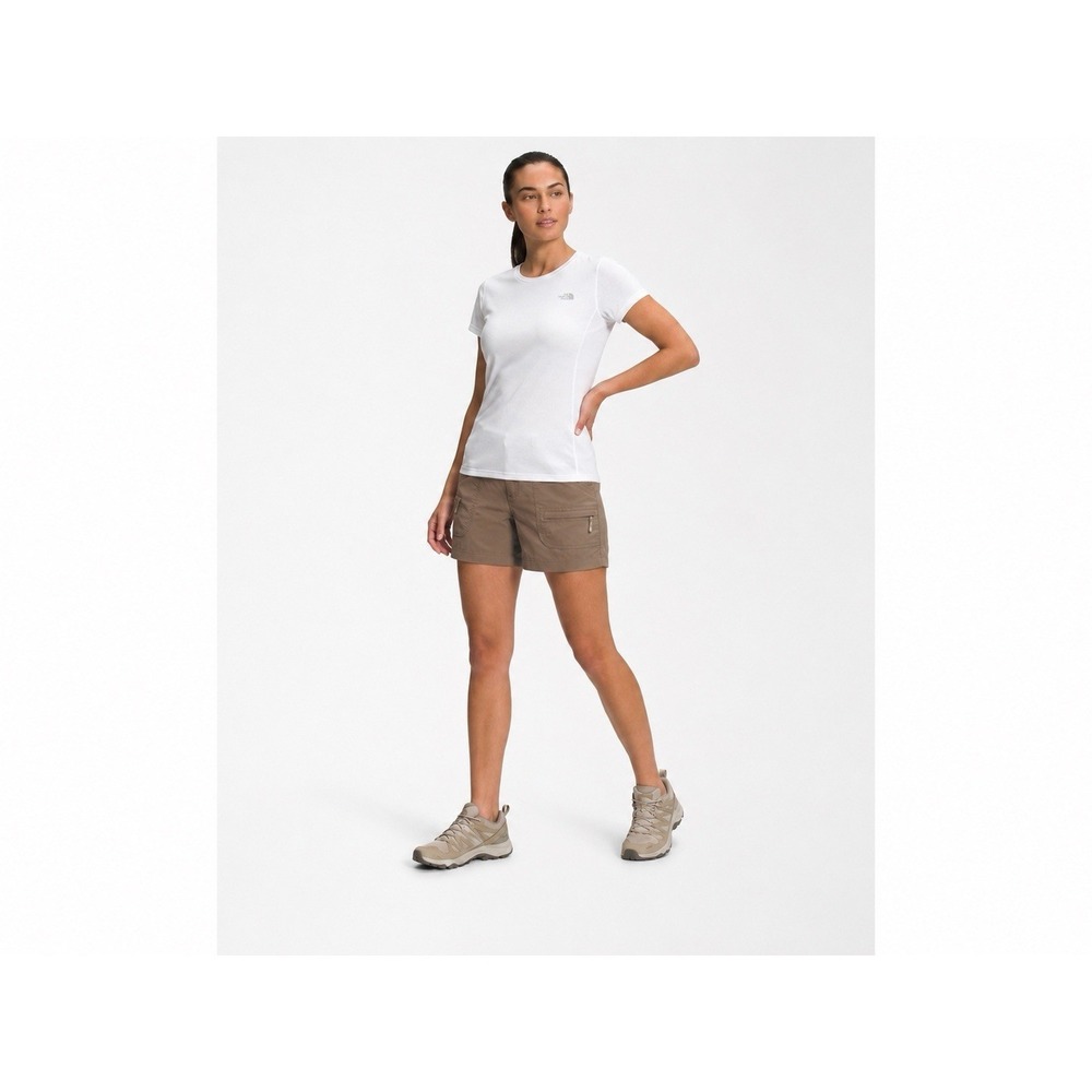 The North Face Women's Hiking‎ Shorts Size 8 Taupe Nylon Gorpcore Utility Trail